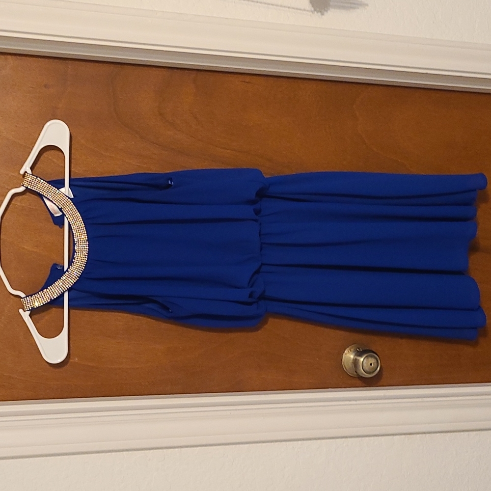 Blue dress